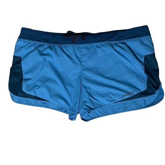 Patagonia Blue Running Strider Running Shorts - Sz XL - Picture 1 of 11